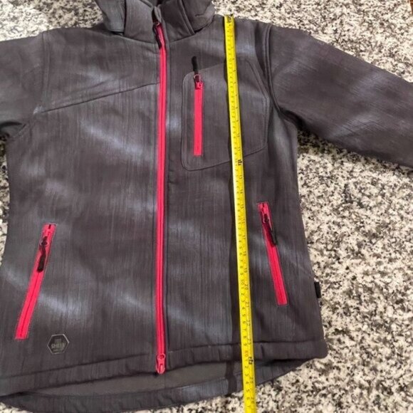 Eldera Women’s XS Softshell Ski Jacket Blue Gray Lightweight Windproof Hooded - Picture 5 of 16